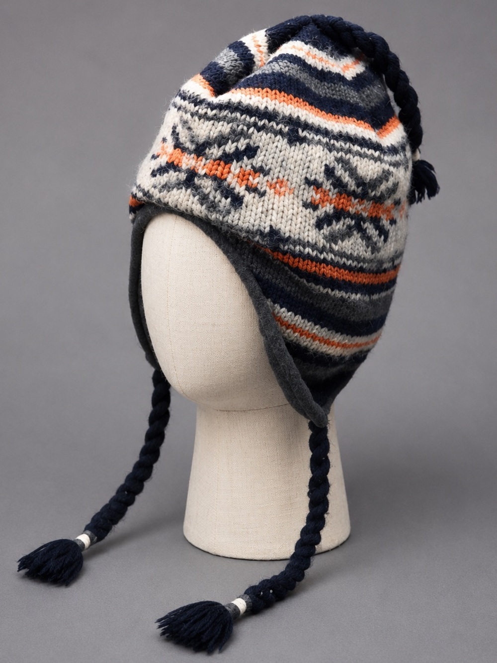 Grunge Southwestern Winter Ear Flap BEANIE Cap Hat
